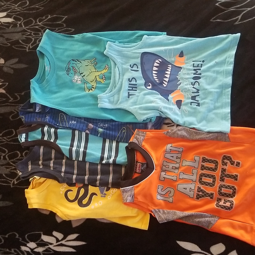 7 Tank Top shirts Size 4